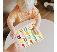 Montessori Puzzle Math Learning Matching Board Toys for Boys Toddlers Kids