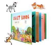 Montessori Quiet Book, libro tranquillo Montessori for Toddlers, Interactive Busy Book, Montessori Giocattoli, Pasta libro Puzzle Match, Puzzle Book, Libro giocattolo per età prescolare dai 3
