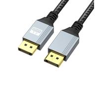 Montesy Cavo da DisplayPort 1.4 a DisplayPort a 90 gradi opzionale per 4K 60Hz e 2K 144Hz 1080P/240Hz Compatibile con vari dispositivi