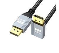 Montesy Cavo da DisplayPort 1.4 a DisplayPort a 90 gradi opzionale per 4K 60Hz e 2K 144Hz 1080P/240Hz Compatibile con vari dispositivi