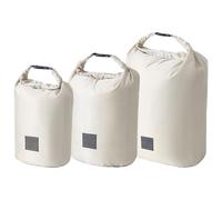 Montesy Confezione da 3 borse impermeabili ultraleggere per campeggio, escursionismo e motociclismo, set di sacchi portatili, Beige, as the pic show