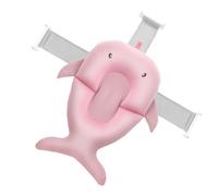 Montesy Cuscino per vasca da bagno per neonati e bambini, design antiscivolo con parte ergonomica