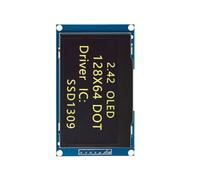 Montesy interfacce di risoluzione SPI IIC del modulo 128x64 dell'esposizione a 2.42Inch per progettazione compatta dell'ABS dei microcontrollori