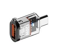 Montesy Maschio a USB A Femmina Convertitore 120W Ricarica Trasferimento Dati USB C Extender con Indicatori Adattatore