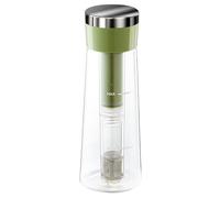 Montesy - Produttore portatile di birra fredda per viaggi all'aperto, design a prova di perdite, con filtro efficiente e costruzione in vetro in acciaio inossidabile
