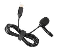 Montesy Professionale Lavalier Mic Lapel Clip On Microfono USB C Connettori Interfacce per Camera Insert and Play