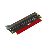 Montesy Scheda adattatore inversa PCIE 16X da 90 gradi per il collegamento del computer e il modulo del PWB di durevolezza di espansione