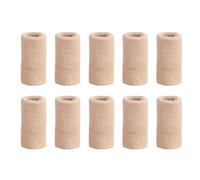Montesy Set di 10 manicotti per dita, stecca per pollice, supporto per dita e compressione, per sollievo articolare