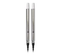 Monteverde - Mina di ricarica per penna roller Sheaffer a punta sottile, 2 pezzi, colore nero