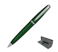 Monteverde Penna a sfera USA Aldo Domani, verde - squisita penna di lusso per uomini e donne - perfetta per ufficio, lavoro, scuola, regali, diario, autografi