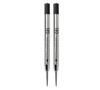 Monteverde Ricarica gel senza cappuccio (per Parker), punta ad ago extra fine da 0,5 mm, nero