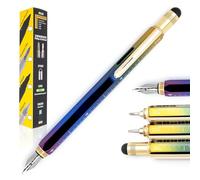 MONTEVERDE USA Tool Pen - Penna stilografica (arcobaleno), pennino ampio