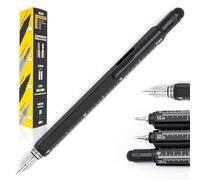 MONTEVERDE USA Tool - Penna stilografica, con pennino a stub, custodia di lusso, regalo ideale per uomini e donne, adatta per affari e occasioni speciali, colore: Nero