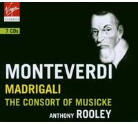 Claudio Montever Madrigals (Rooley, the Consort of Musicke, Kirkby, Leblan (CD)