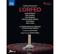 Monteverdi: L Orfeo [Luciana Mancini; Marianne Beate Kielland; Sara Mingardo; Jordi Savall] [Naxos: NBD0152V] [Blu-ray]
