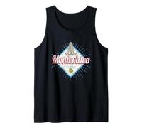Montevideo Città Uruguay Retro Palacio Salvo Souvenir Canotta
