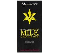 Montezuma's Organic 34% Cocoa Smooth Milk Chocolate 100g (Case of 12)