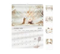 Month Calendar - Wall Calendar | 12 mesi Wall Calendar With Hook 2025 Christian Bible Stories Home Decor Monthly Bible Wall Calendar Wire-Binding For Keeping An Accurate Track Of Important Dates