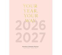 Monthly And Weekly Planner 2026-2027: Monthly & Weekly Layouts with Passwords Log, Contacts and Notes pages s & Dates To Remember