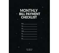 Monthly Bill payment Checklist