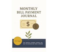 Monthly Bill Payment Journal