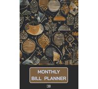 Monthly Bill Planner | Weekly Spending Tracker: Monthly Budget / Expenses / Income