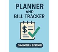 Monthly Bill Tracker for Home: Bill Organizer & Expense Planner | 4-Year Household Budget Journal (8.5" x 11")