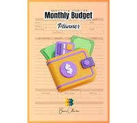 Monthly Budget Planner: 120 Pages 6x9 - Simple Expense Tracker, Bill Organizer & Finance Log Book