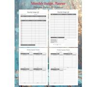 Monthly Budget Planner Expense Tracker Bill Organizer Journal Notebook: 12 Month Business and Personal Finance Planning Workbook for Money Management. Large Size 8.5"x 11", 149 pages.