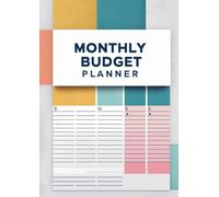 Monthly Budget Planner: Monthly Finance Organizer with Expense Tracker Notebook to Manage Your Money Effectively , A4 ,120 months
