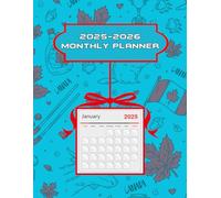 Monthly Planner 2025-2026: 24 Months Appointment Book Calendar from January 25 to December 26 || 2 Years Schedule Organizer with Holidays || Canada Edition