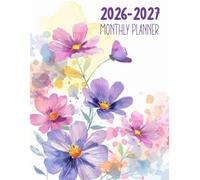 Monthly planner 2025-2026: Two Year- January 2025 through December 2026 with dedicated planner and notes page for each months. Large size 8.5x11