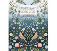 Monthly Planner 2026-2027: Two-Year Appointment Book with Large Date Pages and Notes Section