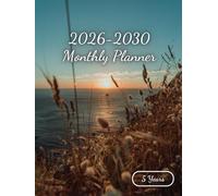 Monthly Planner 2026-2030: 5 Years | 60 Months of Scheduling & Organization | Large Format | 159 Pages,