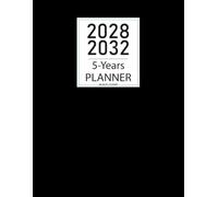 Monthly Planner 2028-2032: Five year agenda 28-32 Calendar Book for Time Management, Productivity Tracking, Monthly Goal Achievement and More | Large print 8.5*11