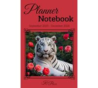 Monthly Planner & Notebook: September 2025 to December 2026, small version