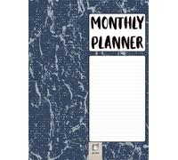Monthly Planner: Undated Calendar with Notes | Simple & Customizable Organizer for Work & Projects