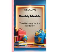 Monthly Schedule: Classroom Monthly Planner for Teachers | Undated Lesson Plan Calendar, School Year Agenda & Teacher Lesson Organizer with Notes Section