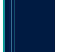 Monthly & Weekly Planner - Square Format Blue cover with aquamarine border and thin blue and green lines
