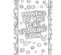 Months of The Year Coloring Book