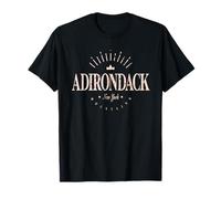 Monti Adirondack New York Modern - The Adirondacks NY Maglietta