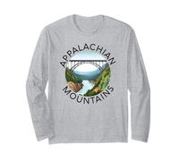 Monti Appalachi New River Gorge Bridge Virginia Occidentale Maglia a Manica