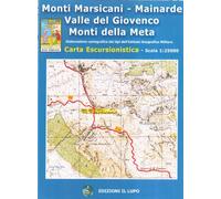 Monti Marsicani, Mainarde, Valle de Giovenco, monti della Meta. Carta escursionistica