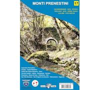 Monti Prenestini carta escursionistica scala 1:25.000