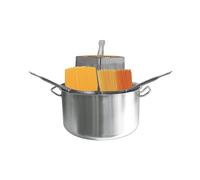 Montini Guerino S.N.C. Casseruola 34 cm con 3 cestelli multiuso Casseruola 34 cm con 3 cestelli multiuso
