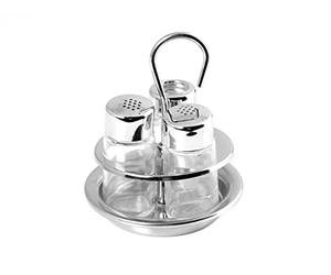 MONTINI MTN655815 Set 3 Pz Daisy Sale Pepe Stuzz, Inox 815E