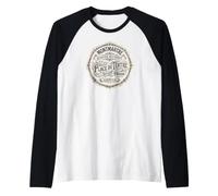 Montmartre Parigi Francia Quartier Historique Depuis 1133 Maglia con Maniche Raglan