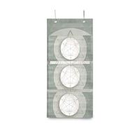 MONTOJ Art Pentagramma Overlay Pattern Organizzatore porta per stanza bagno
