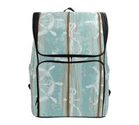 MONTOJ Boards Of Ship Deck - Zaino senza cuciture, per escursionismo e viaggi, con scomparto per laptop e zaino da campeggio