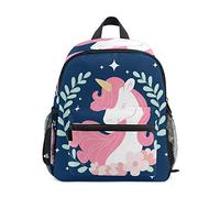 Montoj, borsa da viaggio con unicorno, colore: viola e rosa